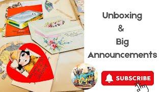 Unboxing Gifted Ephemera and BIG ANNOUNCEMENT/ August Blitz