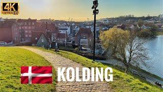 Kolding, Denmark, Koldinghus and downtown Kolding
