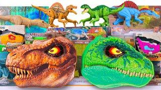 Jurassic World Unboxing Review ASMR | Dino Mystery Box, RC Dino, Trex, Spinosaurus, Diabloceratops