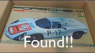 Ultra rare vintage Porsche 910 1/12 Tamiya static model