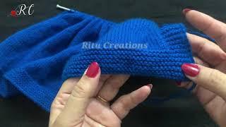 Knitting baby Sweater Easiest way for Beginners