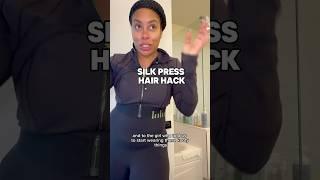 How do you maintain your silk press? #blackhair #haircare #silkpress #hairproblems #silkiness