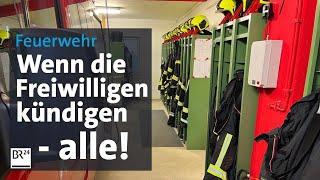 Seit 20 Jahren kein neues Feuerwehrhaus: Ehrenamtliche treten gemeinsam zurück | Abendschau | BR24