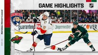 Panthers @ Wild 2/18 | NHL Highlights 2022