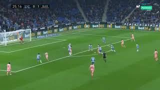 messi incredible assist to ousmane dembele vs Getafe fc