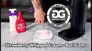 Strawberry Whipped Cream Recipe with the Barista Pro