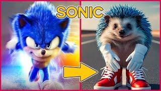 Sonic The Hedgehog 3 in REAL LIFE & Guess The Hedgehog 3 Characters BY EMOJI 