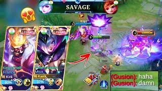 MIYA SAVAGE!1st Match with her Legend SkinDuo with Franco Legend Skin @KiraSaama