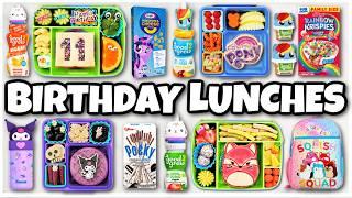 School Lunch TAKEOVER!  Lily's Birthday Lunches - Bunches of Lunches