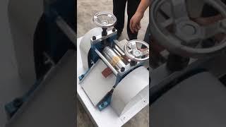 Leather belt embossing machine