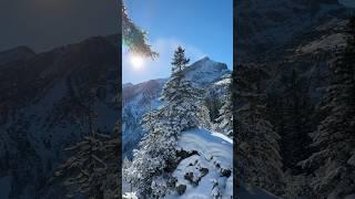 Ausblick vom Kreuzeck im Skigebiet Garmisch Classic Teil 2 #alpen #mountains #bayern