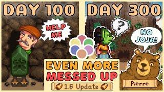 I played 300 days of EVEN MORE Messed Up Stardew Valley - FULL YEAR 2+ (Archipelago Randomizer)