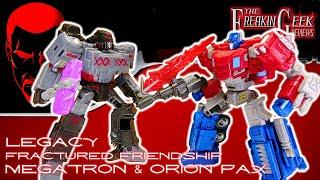 Legacy FRACTURED FRIENDSHIP MEGATRON & ORION PAX: EmGo's Transformers Reviews N' Stuff