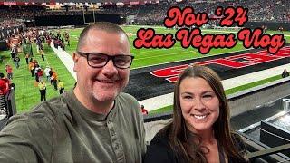 Las Vegas Vlog November Day 1 | Planet Hollywood | Glass Bar | UNLV Football | Major Finish