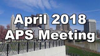 American Physical Society (APS) - April 2018 Meeting! The Importance of Abstracts!