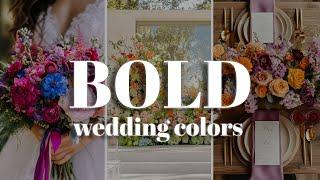 3 Bold Wedding Colors Combinations  Wedding Decoration Inspiration