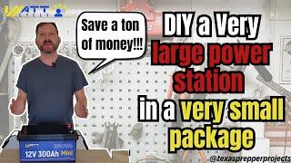 DIY Power Station with WattCycle 12V 280Ah Mini Battery | Compact Size, Big Power!