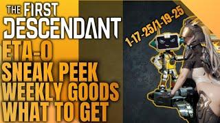 Descendant Slot!! - ETA-0 Sneak Peek - 01/17/25 - 01/19/25 - The First Descendant