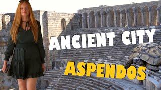 ANCIENT THEATER & RUINS OF ASPENDOS - TURKEY