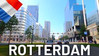 ROTTERDAM Driving Tour  Holland || 4K Video Tour of Rotterdam