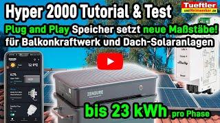 Hyper 2000 Test & Tutorial TOP Speicher für Balkonsolaranlagen u.a. Solaranlagen - #Tueftler DIY