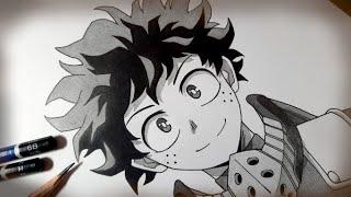 How to draw Izuku Midoriya (Deku) | My Hero Academia | Step by step Tutorial