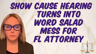 FL Attny Faces Sanctions After Canceling Mediation & Ignoring Everyone for Months!