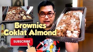 Brownies Coklat Kacang Almond Dapur Bunda Evo Surabaya || Makan Enak Bersama Samurai