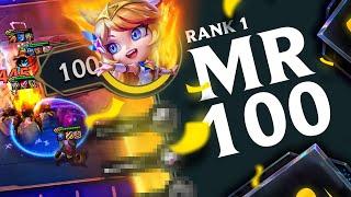 Mr.100 with the Most OP Comp of Set 10 | TFT PBE Gameplay