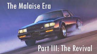 Ep. 20 The Malaise Era Part III: The Revival of the American Automotive Industry