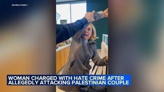 Woman charged with hate crime after alleged anti-Palestinian attack at Downers Grove Panera: VIDEO