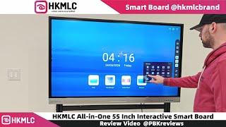 HKMLC Smart Board, 55" Interactive WhiteBoard review demo