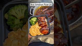 Trying the best Jamaican food in LA PT.1Tevs Family Kitchen #jamaicanfood #food #la #oxtail