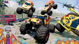 Monster Jam INSANE Sasquatch Adventure | Racing, Freestyle, and High Speed Jumps