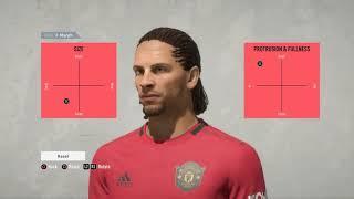 Rio Ferdinand FIFA 20 and 21 Pro clubs look alike tutorial | Manchester United | England | LEGEND