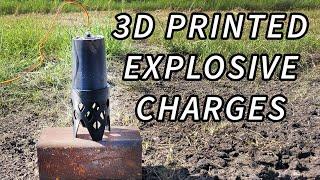Revolutionary 3D Printed Explosive Shaped Charges | Feat D&S Creations
