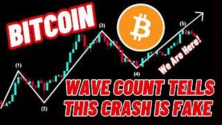 Bitcoin Elliot Wave Count Tells This Crash Is Fake!