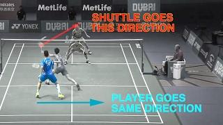 CROSS BACK - Badminton DOUBLES Technique - Goh V Shem /Tan Wee Kiong