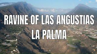 La Palma: Ravine of Angustias and Caldera de Taburiente, Canary Islands. 4K Drone. Dec. 8, 21