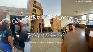 College Move-out vlog|UB| Fargo Quad - End of my Freshman Era
