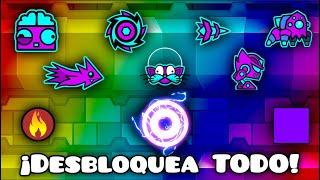 Cómo Desbloquear TODO en Geometry Dash 2.1 (Recopilación)