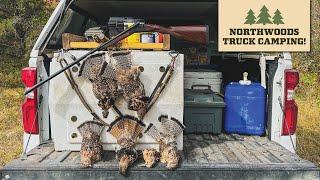 Ruffed Grouse Hunting & Truck Camping (My BEST Grouse Hunt Filmed to Date) Part 1