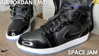 Air Jordan 1 Mid Space Jam On Feet Review