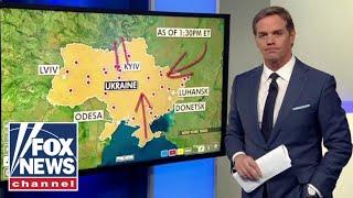 Breaking down the Ukrainian invasion on map