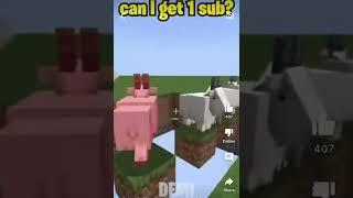 Can we Make this video most comment [Minecraft Shorts] [Minecraft Comparison] #shorts #short