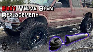 Quick And Easy Valve Stem Replacement - No Need To Remove The Tire!