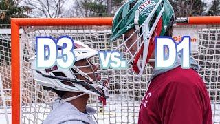 D1 VS. D3 LACROSSE CHALLENGE!!