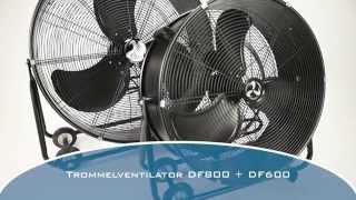 CasaFan Industrieventilator Trommelventilator DF800 Eco + DF600 Eco offizielles Produktvideo