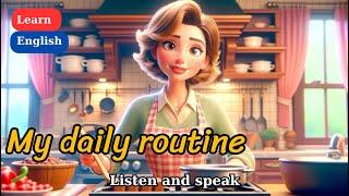 Improve Your English | My daily routine | English Listening Skills | Speaking Skills Everyday