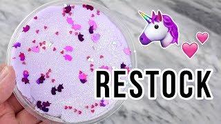 Slime Shop Restock!!! June 30, 2018 - @UniicornSlimeShop 